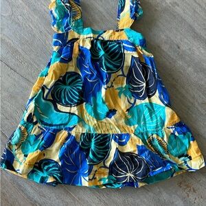 Patagonia Kids Dress in Blue and Yellow